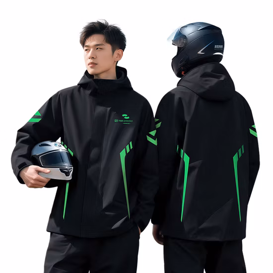 Waterproof Motorcycle Raincoat Suit Rain Jacket an