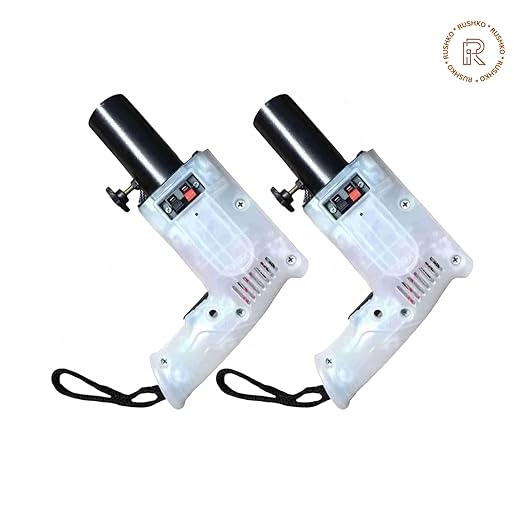 RUSHKO Handheld Cold Fire Pyro Gun with 4 Function