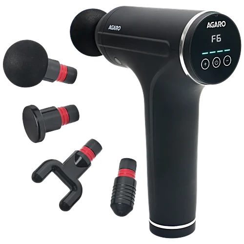 Agaro Full Body Gun Massager With 4 Heads - 6 Spee